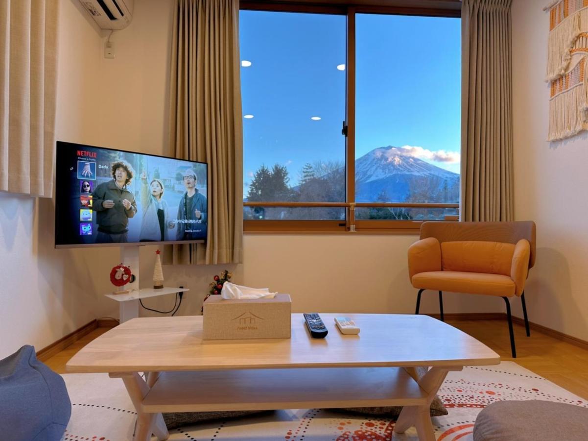 ヴィラ山間堂grandvilla Mt Fuji View Bbq Bonfire Annovillas Sankando Fujikawaguchiko Ngoại thất bức ảnh