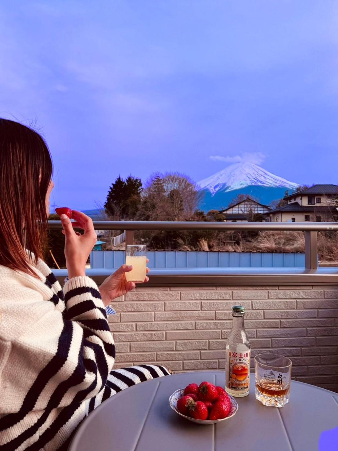 ヴィラ山間堂grandvilla Mt Fuji View Bbq Bonfire Annovillas Sankando Fujikawaguchiko Ngoại thất bức ảnh