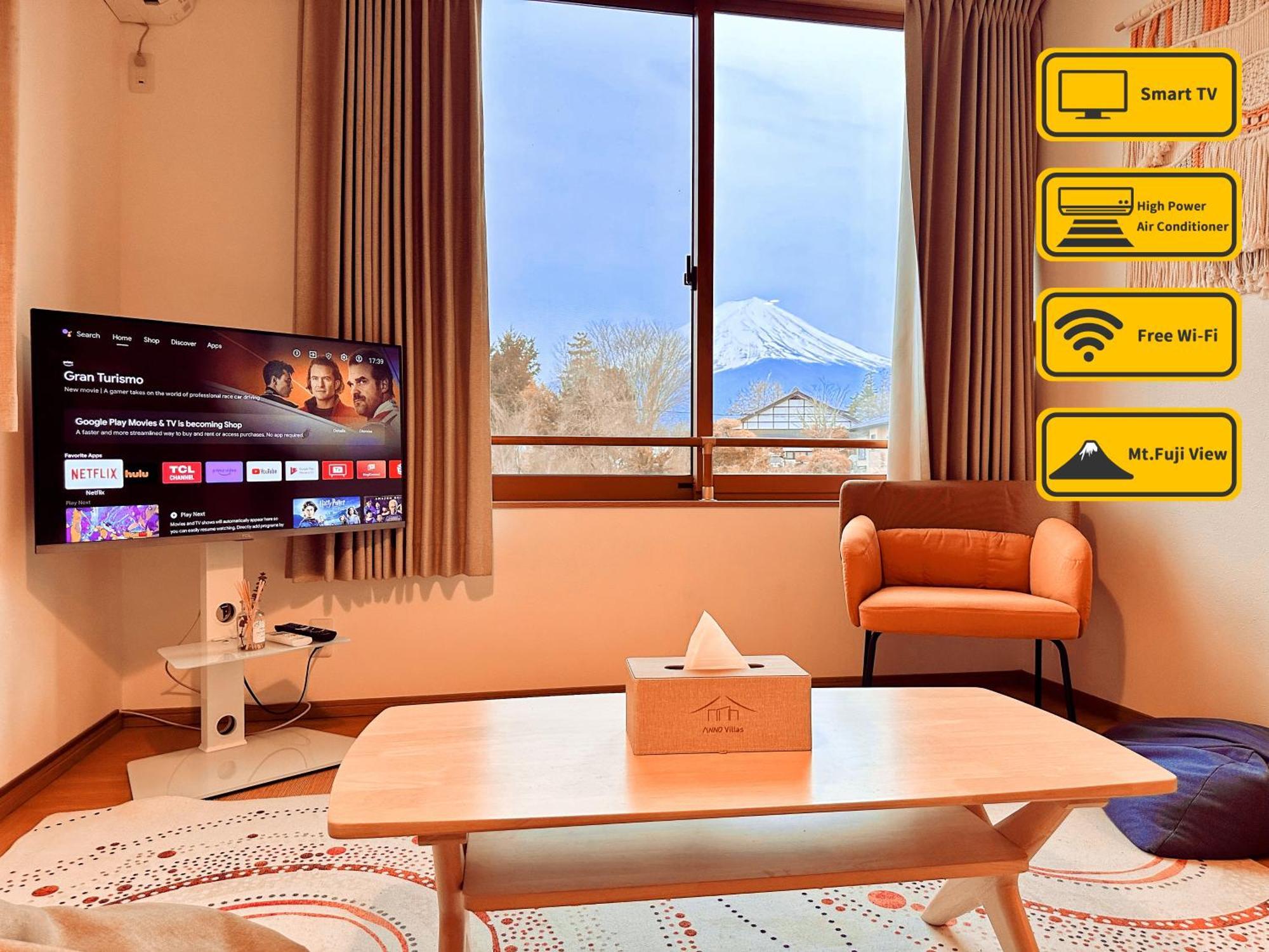 ヴィラ山間堂grandvilla Mt Fuji View Bbq Bonfire Annovillas Sankando Fujikawaguchiko Ngoại thất bức ảnh